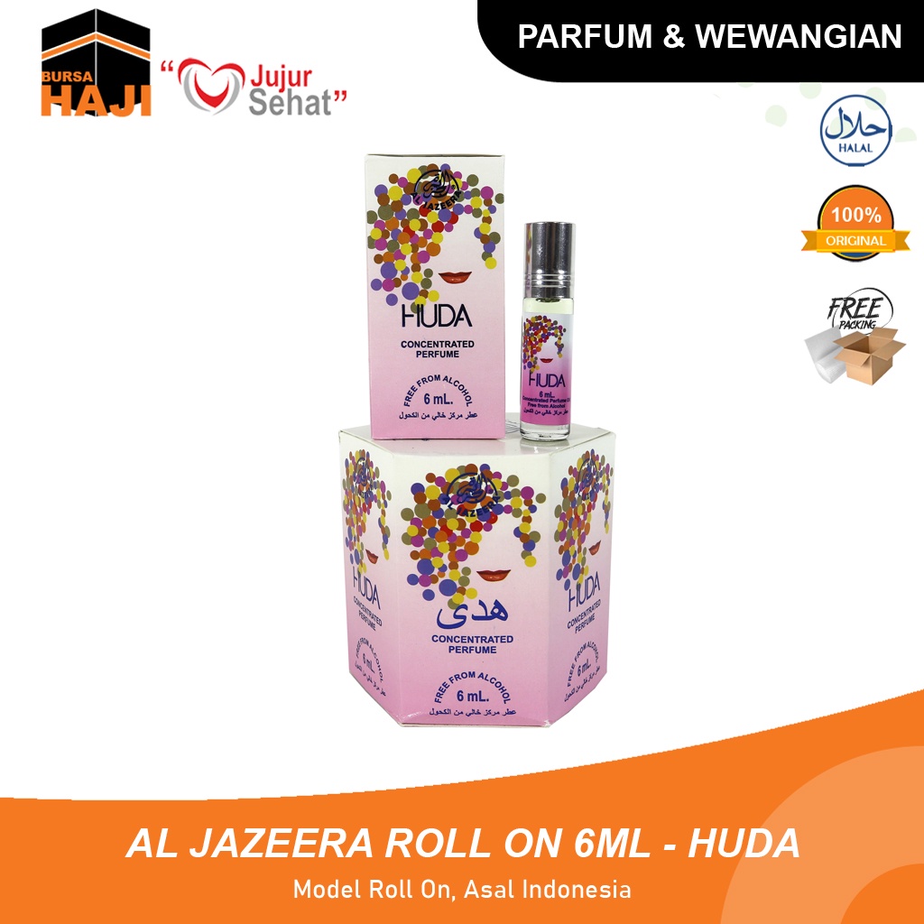 Jual Parfum Sholat Non Alkohol Al Jazeera Huda Ml Roll On Halal Minyak