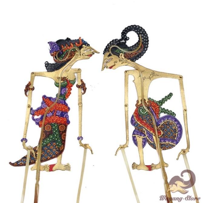 Jual Wayang Kulit Arjuna Srikandi Ukuran 30 Cm Shopee Indonesia