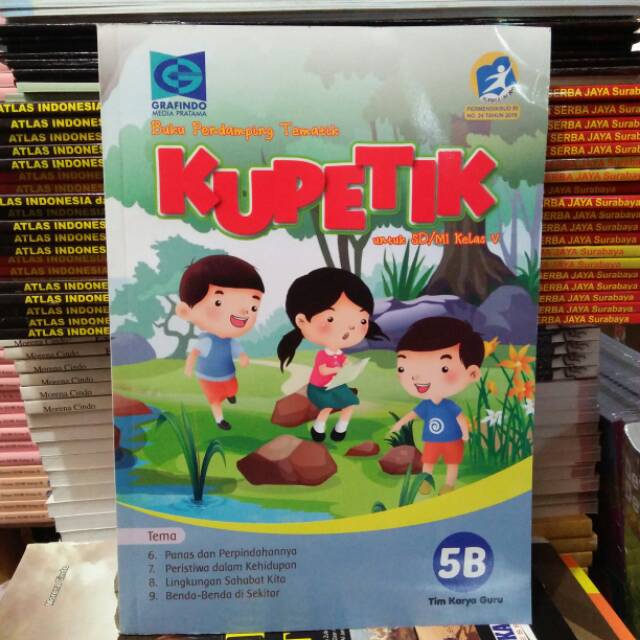 Jual Kupetik B Buku Pendamping Tematik Untuk Sd Mi Kelas V