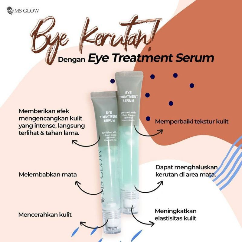 Jual Ms Glow Eye Treatment Serum Ms Glow Serum Mata Menghilangkan