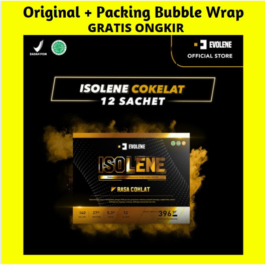 Jual Isolene Whey Box Sachet Evolene Isolate Bpom Halal Susu