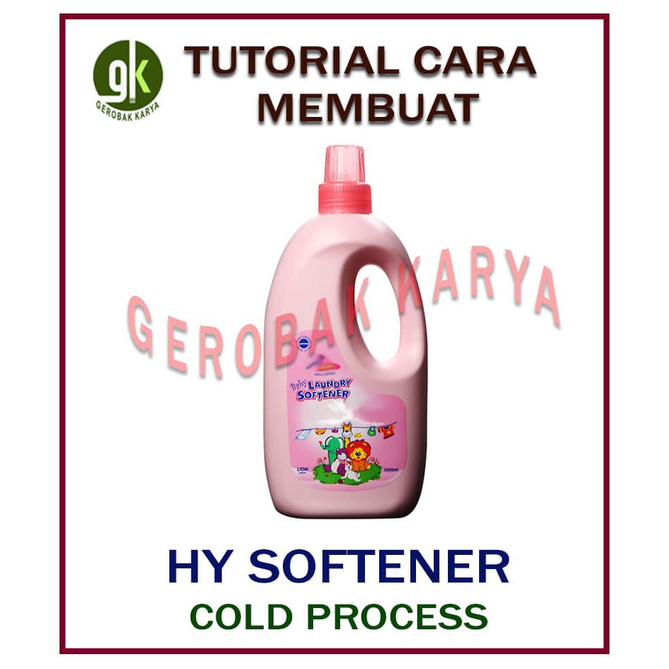 Jual Cara Membuat Softener Cold Process Cairan Pelembut Pewangi