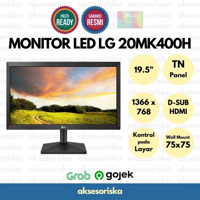 Jual MONITOR LG LED 20MK400H Shopee Indonesia