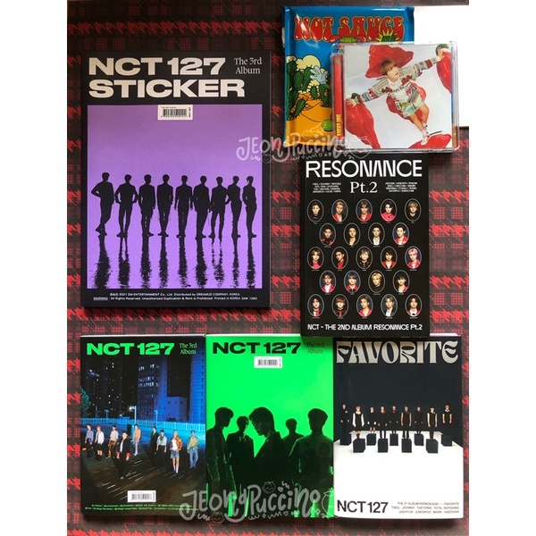 Jual Album Only NCT 2020 Arrival Dan NCT 127 Sticker Favorite