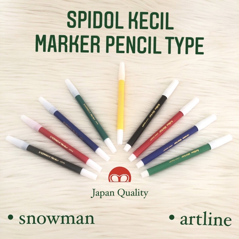 Jual Spidol Snowman Kecil PW 1A Sihn Pen Artline Marker Pencil Type