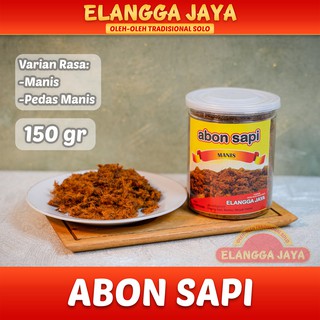 Jual Abon Sapi Elangga Jaya Kemasan Toples Gr Shopee Indonesia