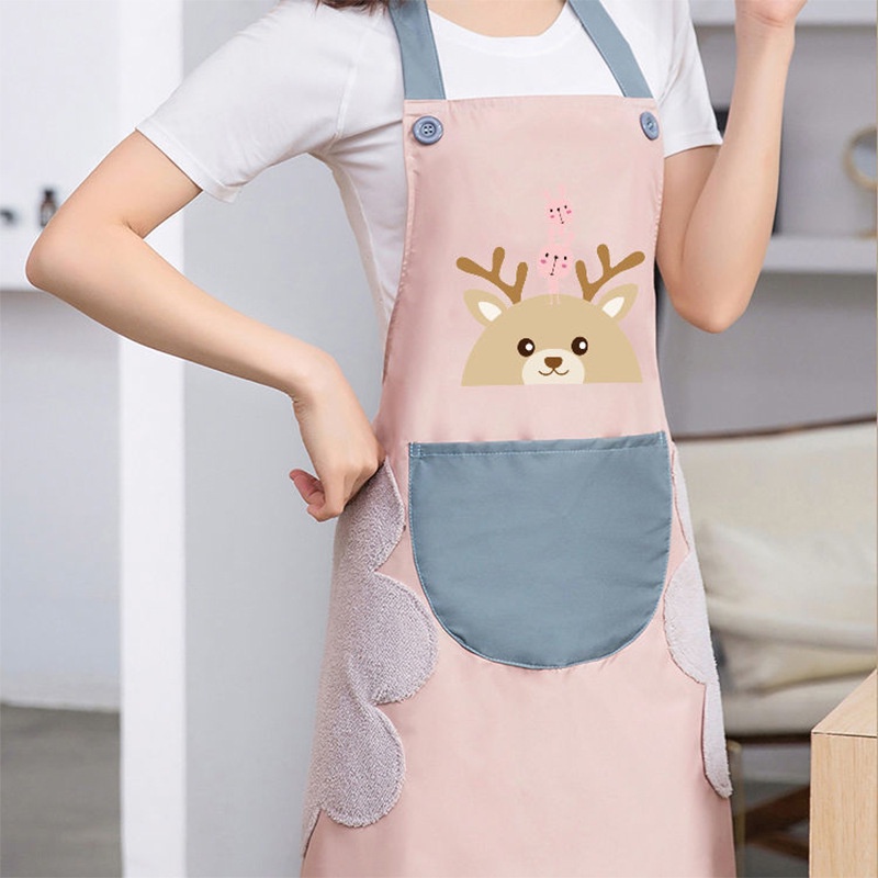 Jual Celemek Dapur Apron Dapur Kitchen Apron Motif Anti Air