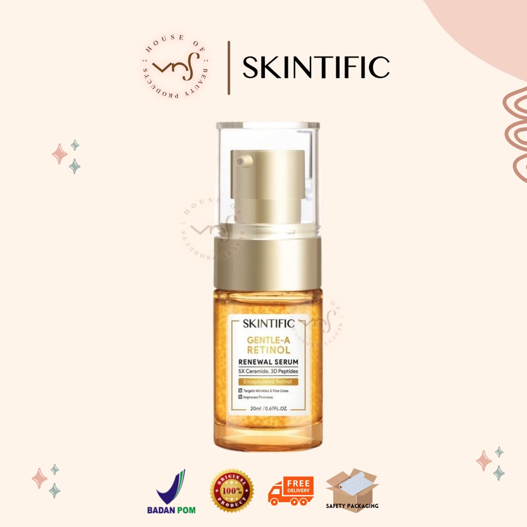 Jual Skintific Gentle A Retinol Renewal Serum Shopee Indonesia