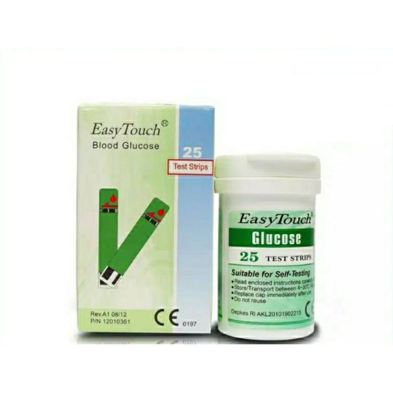 Jual Strip Easy Touch Blood Glucose Gula Darah Isi Strips Alat Tes