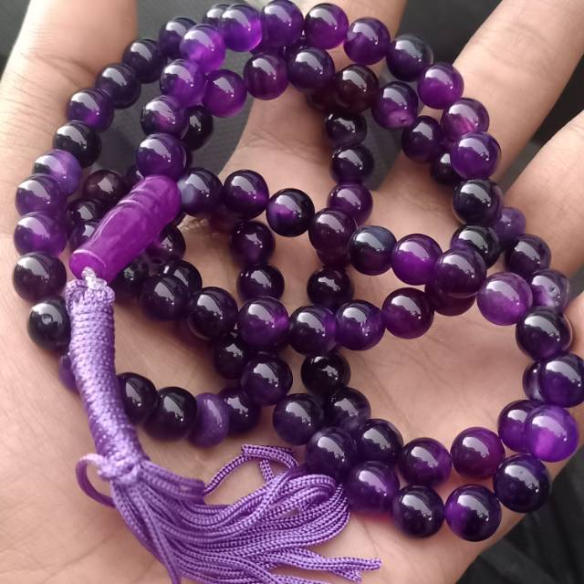 Tasbih Kecubung Alami Top Hq Isi Shopee Indonesia