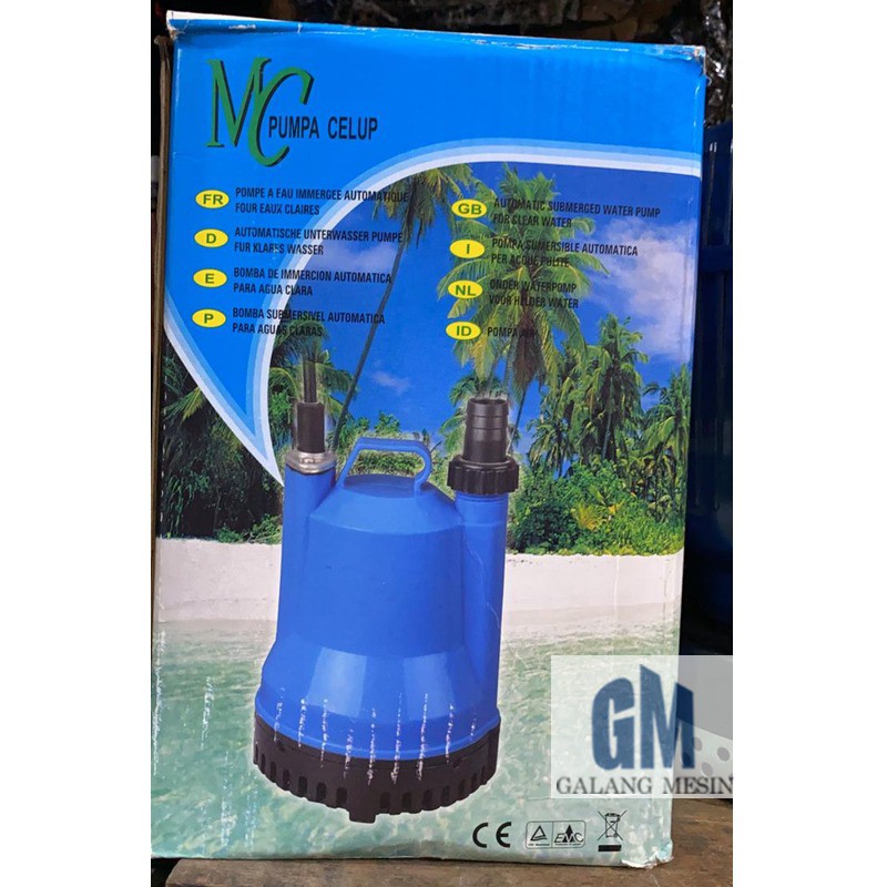 Jual MESIN POMPA AIR CELUP MEREK MC SMC Q2006 100 WATT SUBMERSIBLE PUMP