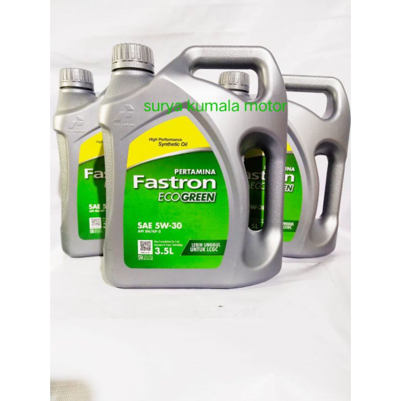 Jual Oli Pertamina Fastron Eco Green Lcgc Sae W Isi Liter