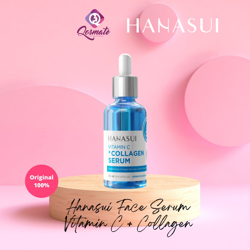 Jual Hanasui Serum Whitening Collagen Plus Vit C 20ml Shopee Indonesia