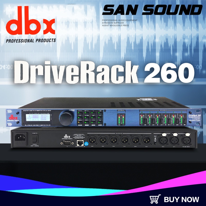 Jual Dbx Driverack Prosesor Audio Digital Multi Fungsi In Out