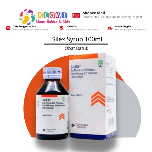 Jual Silex Syrup Obat Batuk Berdahak Herbal 100 Ml Shopee Indonesia