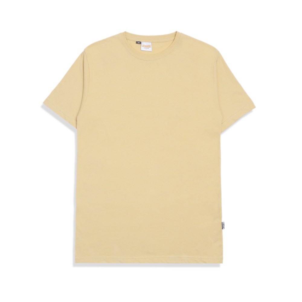 Jual Reaser Plain Cream Khaki Basic Kaos Polos Shopee Indonesia