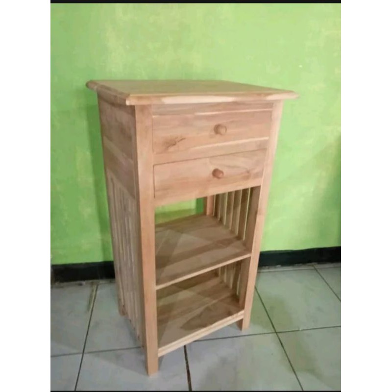 Jual Meja Nakas Meja Dispenser Kayu Jati Mentahan Shopee Indonesia