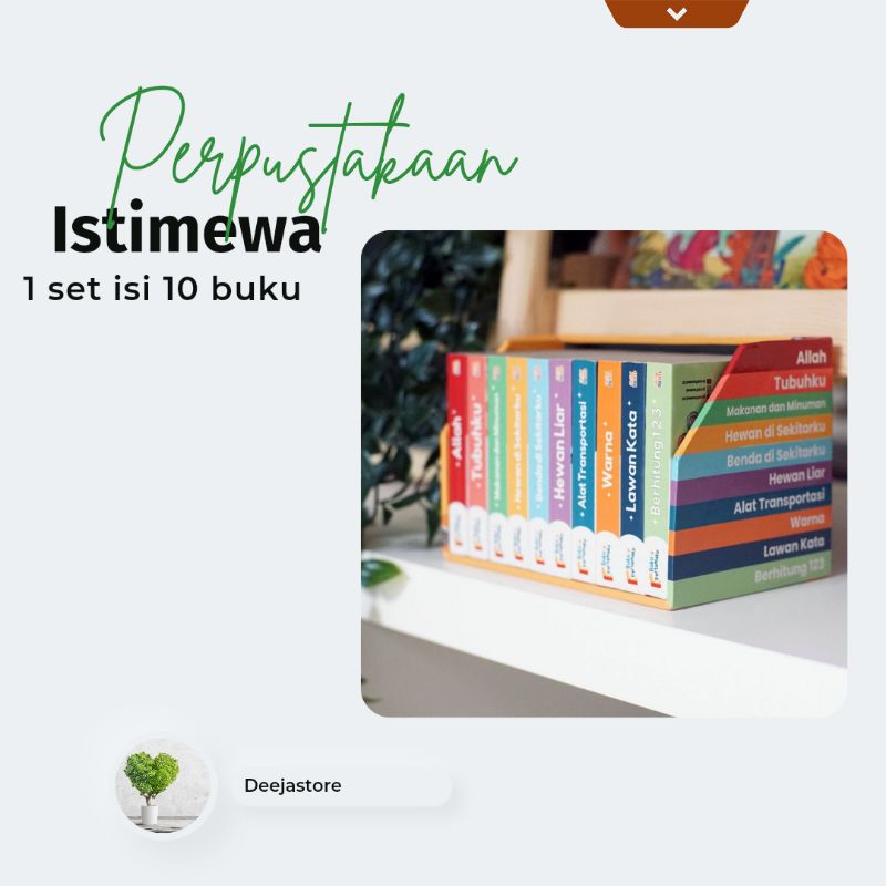 Jual Perpustakaan Istimewa 10in1 Perpustakaan Pertamaku Shopee Indonesia