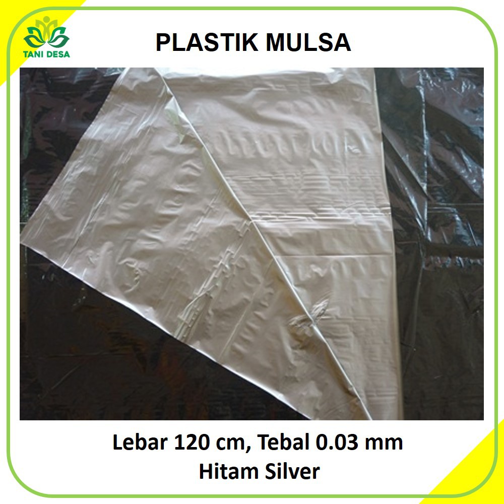 Jual Plastik Mulsa Hitam Perak Lebar Cm Kg Shopee Indonesia