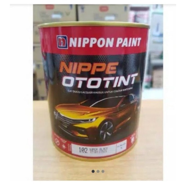 Jual Nippe Ototint 102 Black Cat Duco Cat Mobil 1 Ltr Shopee