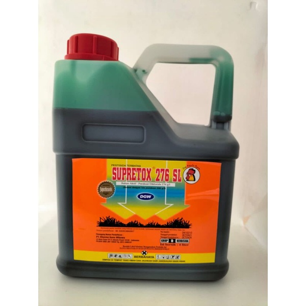 Jual Supretox 276 SL 4 Liter Herbisida Kontak Langsung Mati Shopee