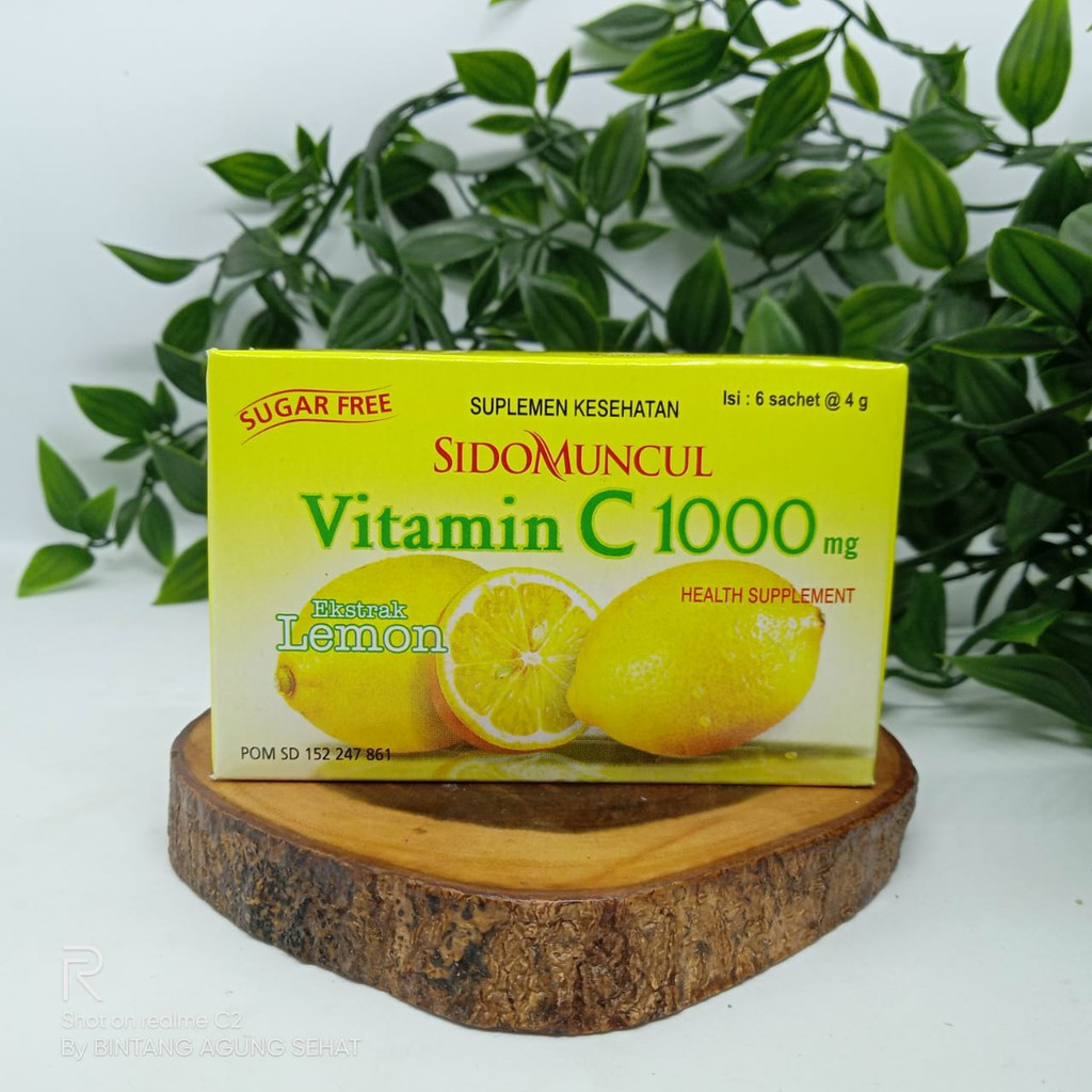 Jual SIDOMUNCUL VITAMIN C 1000 MG SUPLEMEN MULTIVITAMIN DAYA TAHAN