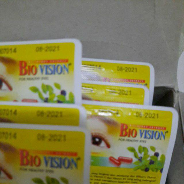 Biovision Untuk Kesehatan Mata Blister Isi Capsules Shopee Indonesia