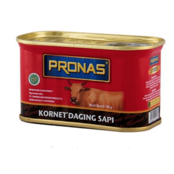 Jual PRONAS KORNET SAPI CORNED BEEF 340 GR Shopee Indonesia