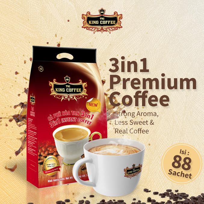 Jual Kopi Vietnam Trung Nguyen Tni King Coffee 3In1 88 Sachet Terbaru