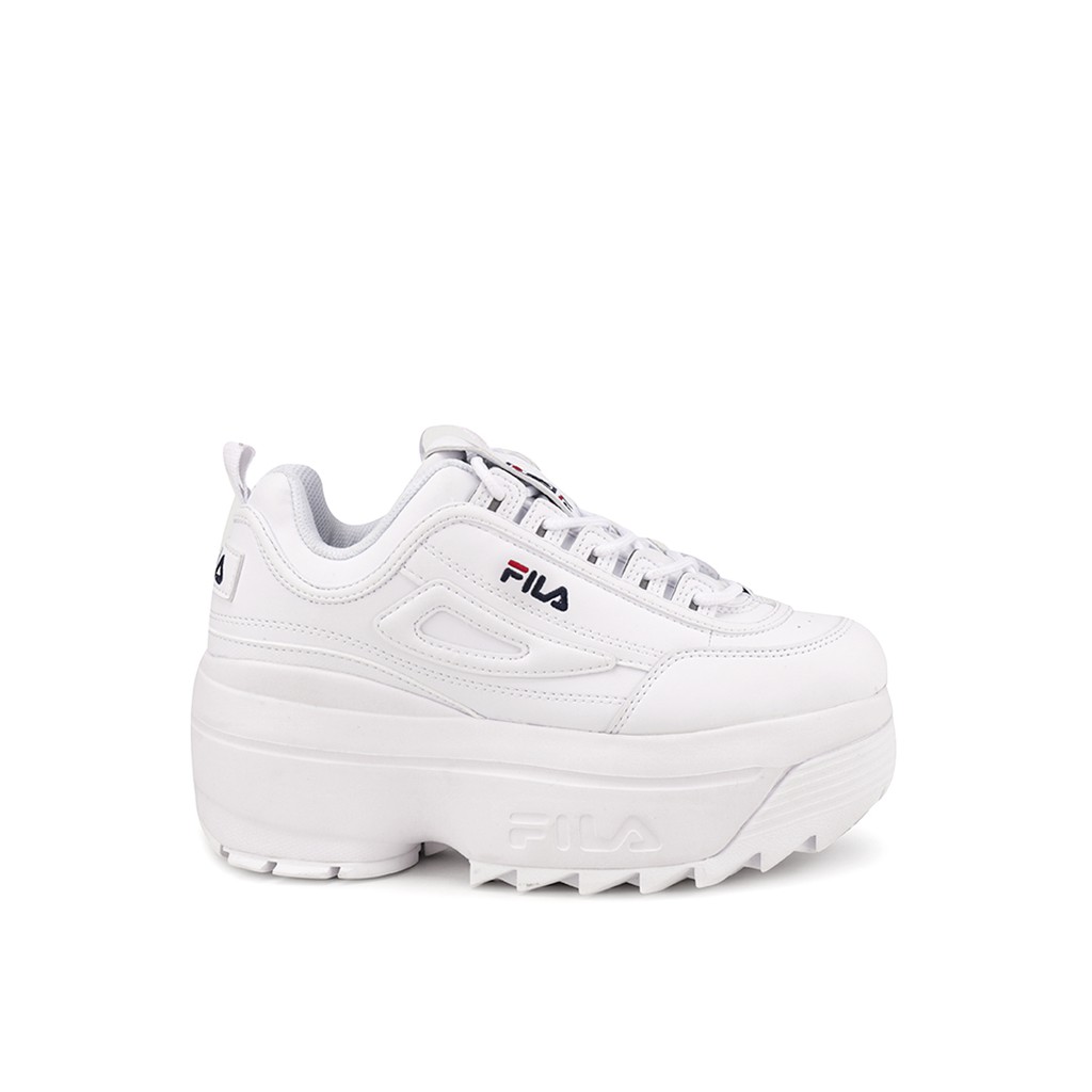 Jual Fila Sepatu Sneakers Wanita Disruptor Wedge White Shopee Indonesia