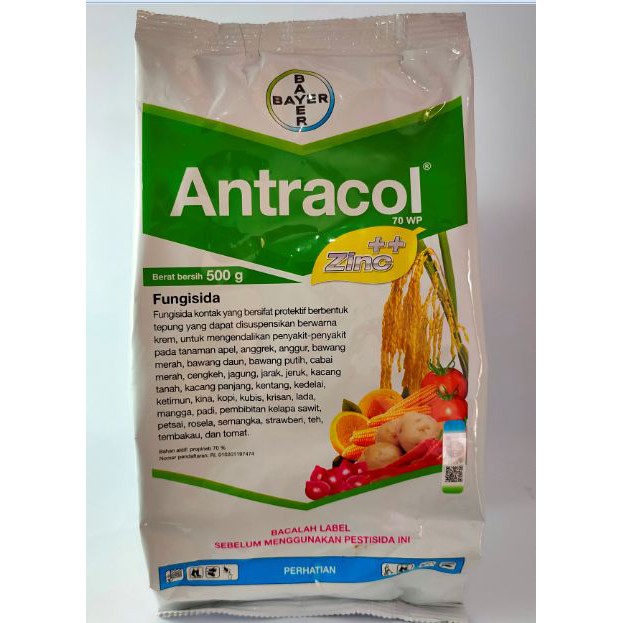 Jual Antracol 70 WP 500 Gram Fungisida Shopee Indonesia