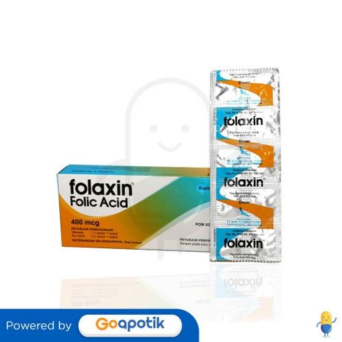 Jual Folaxin 400 Mcg Box 100 Kaplet Shopee Indonesia