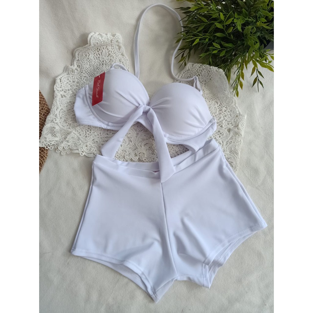 Jual Bk X Warna Putih Bikini Pantai Dengan Busa Push Up Dan