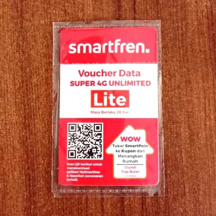 Jual Voucher Kuota Smartfren Unlimited Lite Aktif 28 Hari Berlaku