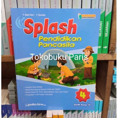 Jual ORI Buku Kerja SPLASH PPKN Pendidikan Pancasila Sd Mi Kelas 4