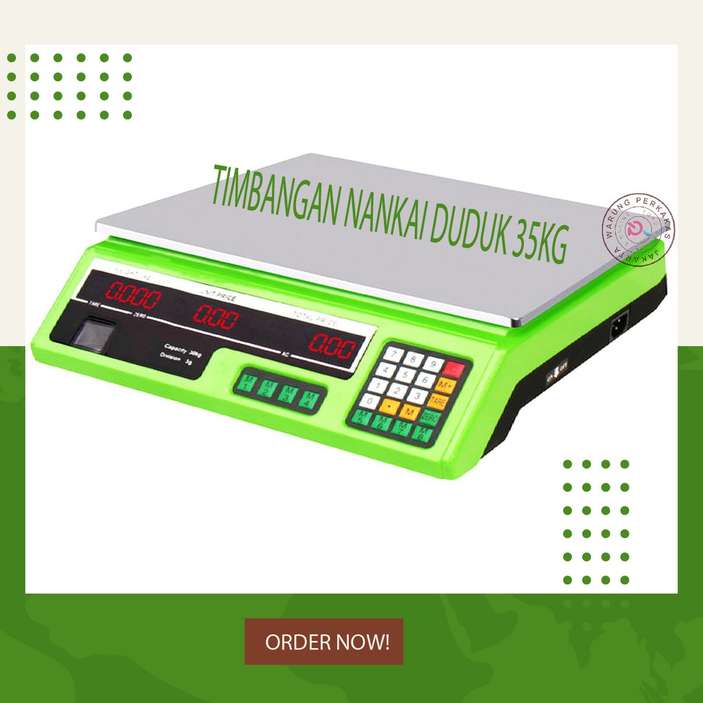 Jual Original Nankai Timbangan Duduk Digital Kg Murah Berkualitas