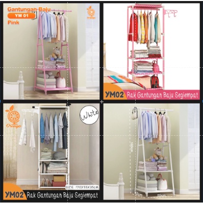 Jual Rak Baju Segitiga Gantungan Baju Stand Hanger Triangle Jumbo Kokoh