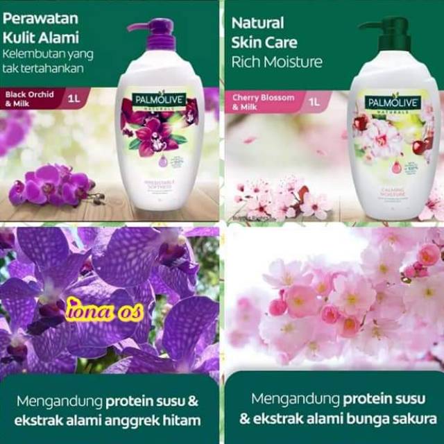 Jual Palmolive Shower Milk Cherry Blossom 1L Shopee Indonesia