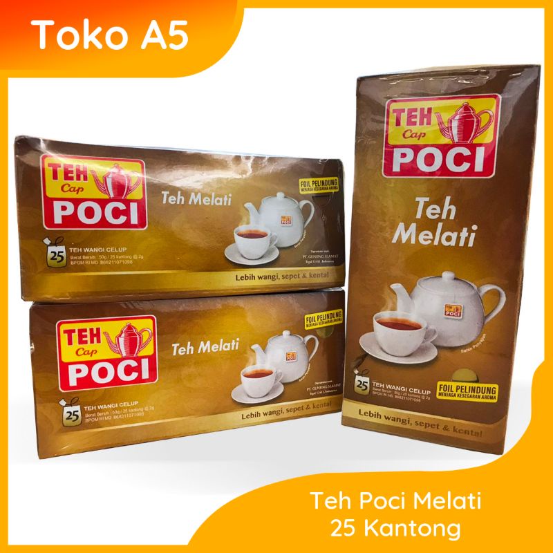 Jual Teh Cap Poci Melati Kantong Shopee Indonesia