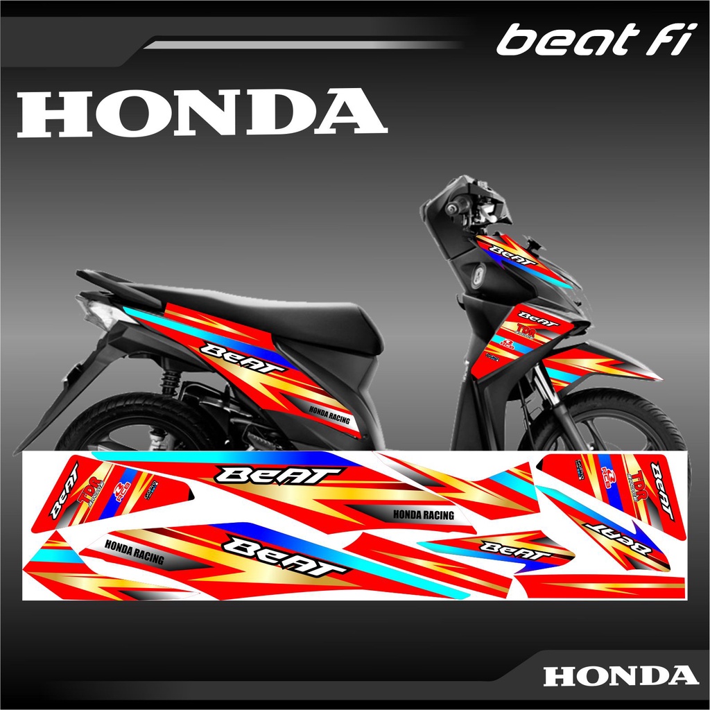 Jual Sticker Striping Variasi Beat Fi Striping Beat Fi Racing Beat Fi