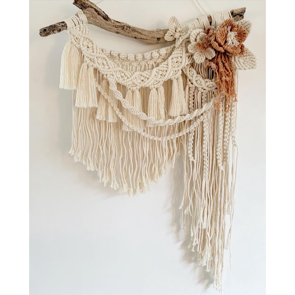 Jual Makrame Hiasan Dinding Macrame Secret Garden 65x50cm Shopee