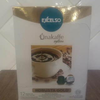 Jual Kopi Kapsul Robusta Gold Excelso Unakaffe Shopee Indonesia