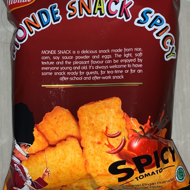 Jual Monde Snack Spicy Rasa Tomat Pedas Shopee Indonesia