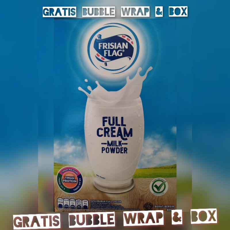 Jual PROMO Frisian Flag Full Cream 800 Gram Susu Bubuk Fullcream