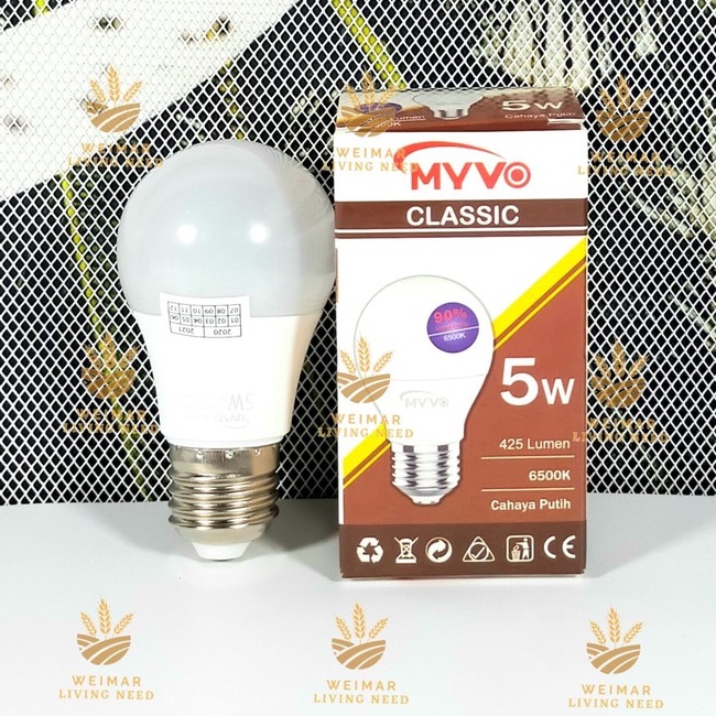 Jual Lampu Led Watt Myvo Bohlam Led Watt Mivo Classic W Shopee