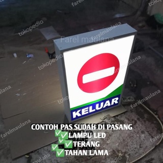 Jual Rambu Spbu Rambu Keluar Masuk Spbu Rambu In Out Restoran Shopee