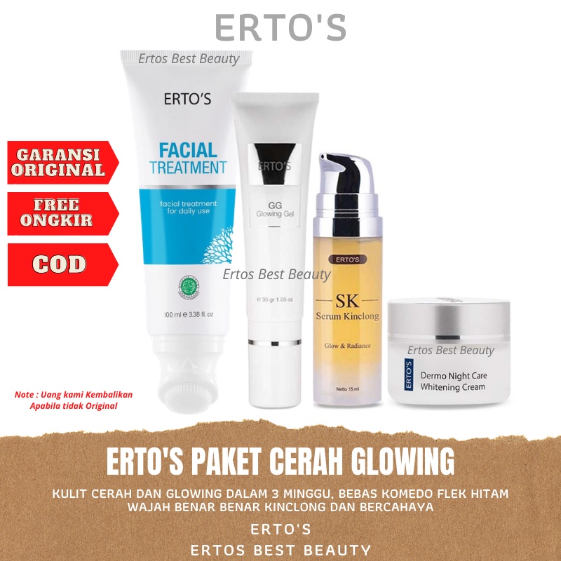 Jual Ertos Cerah Dan Glowing In Facial Treatment New Glowing Gel