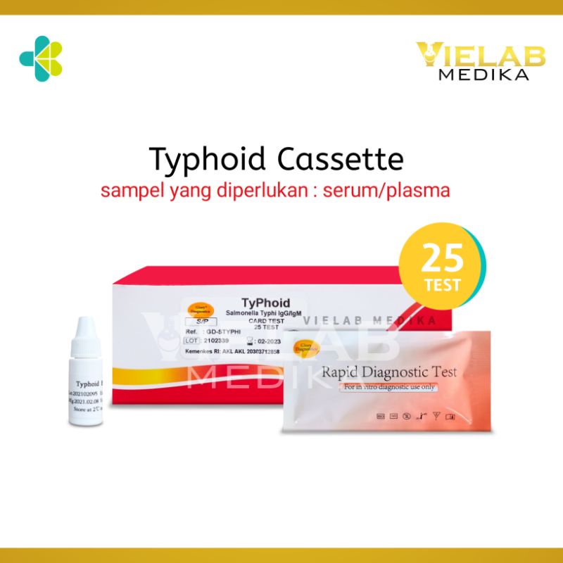 Jual Test Typhoid Salmonella Typhi Igg Igm Card Test Shopee Indonesia