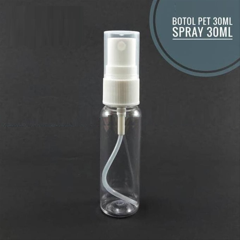 Jual BOTOL PLASTIK SPRAY 30ML BENING BOTOL SPRAY 30ML CLEAR BOTOL ISI