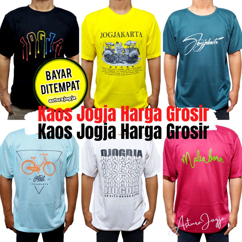 Jual KAOS JOGJA MURAH PE KAOS OBLONG PRIA WANITA Kaos Malioboro Kaos